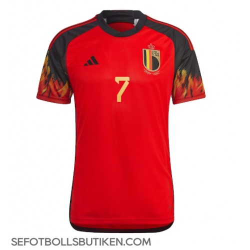 Belgien Kevin De Bruyne #7 Replika Hemma matchkläder VM 2022 Korta ärmar